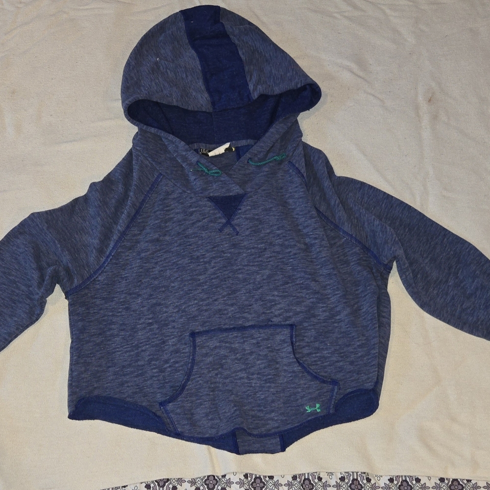 Under Armour Heathered Blue Kids Hoodie